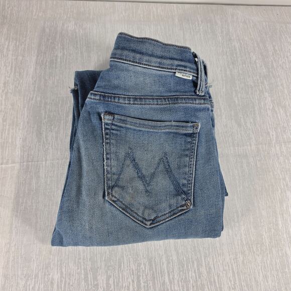 MOTHER Denim - Mother Weekend Fray Jeans Womens Size 26 Blue Hop On Hop Off
